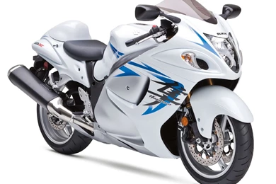 2009 Suzuki Hayabusa GSX 1300 White Wallpapers