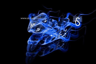 Suzuki Hayabusa Fire Abstract Moto 2013 « El Tony