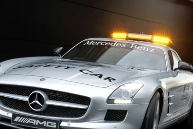 Download Mercedes Benz SLS AMG F1 Safety Car Wallpapers For iPad 2