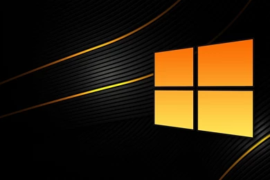 Orange And Black Windows 8 Widescreen Wallpapers