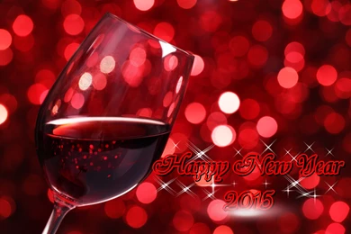 Happy New Year 2015 Red Wallpapers