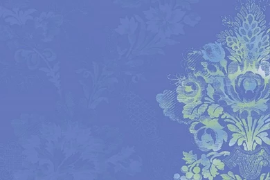 Stylized Floral Design In Serene Blue Backgrounds 30   Wallcoo.net
