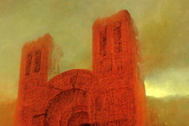 Zdzislaw Beksinski Architecture Artwork Buildings Wallpapers ...