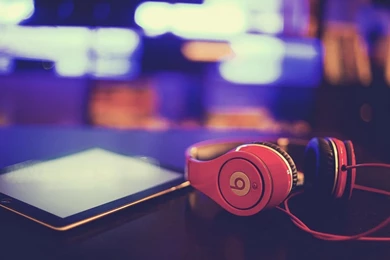 Headphones Beats, Tablet, Hi tech, Photo, Warm, Close up, Hd Wallpapers