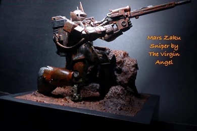 1/144 Diorama: Mars Zaku Sniper [Zeon's Mars Guardian] No.12 ...