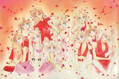 Red Sailor Scouts Wallpapers (Manga Art) : Sailormoon