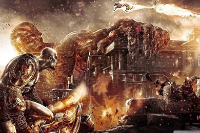 God Of War III HD Desktop Wallpapers : Widescreen : High Definition ...