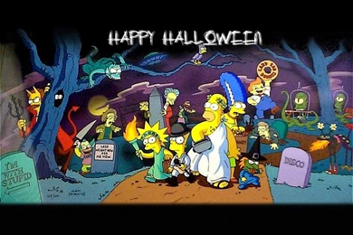 Wallpapers ★ Simpsons Halloween Wallpapers Of The Springfield ...
