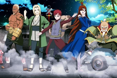 Tsunade Naruto: Shippuden Gaara Kazekage Raikage Mizukage Hokage ...
