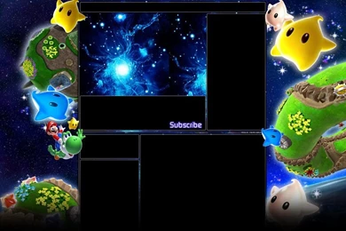 Super Mario Galaxy 2 YouTubeBG By Ealdana On DeviantArt