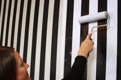 Photos: DIY Fabric Wallpapers