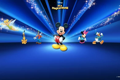 Disney Characters Dark Blue Mac Wallpapers Download