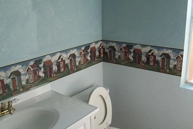 Outhouse Wallpapers Border Bathroom Glendale Arizona Tacky Ugly ...