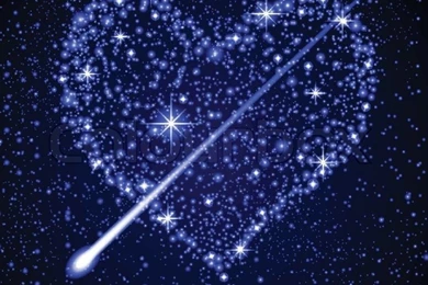 Space Backgrounds   Star Heart In Night Sky