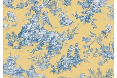 Brewster Blue Botanical Toile Wallpapers   15459578   Overstock ...