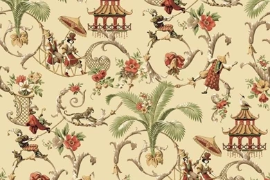 Shop Toile Wallpapers Pattern Products On Houzz