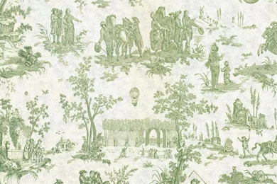 Green Toile Wallpapers   Wallpapers HD Fine