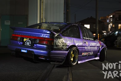 WALLPAPER WEDNESDAY: Tomonori Akai's AE86 And Masao Suenaga's D1 ...