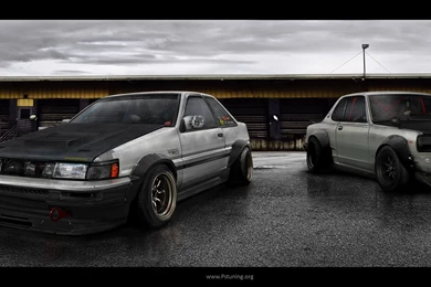 Toyota Ae86 Levin   Nissan Kpgc  10 By RibaDesign On DeviantArt