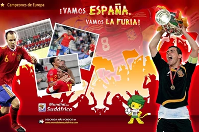 Mundial De Sudáfrica FIFA 2010: Descargar Wallpapers España ...