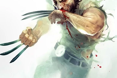 Wolverine Bloody iPhone 5 Wallpapers (640x1136)