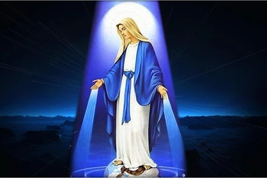 VIRGIN MARY WALLPAPER   (