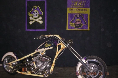 East Carolina University Chopper, Custom Motorcycle