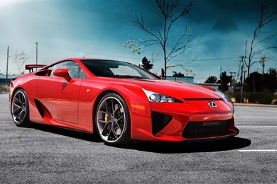 Red Lexus Lfa Hd Wallpapers
