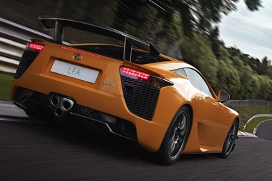 Orange Lexus Lfa Wallpapers