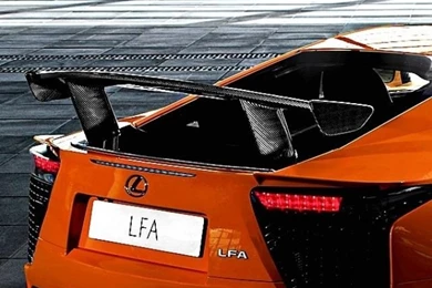 Orange Lexus LFA iPhone 5 Wallpapers (640x1136)
