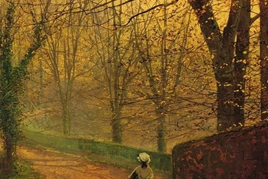 Fall Painting HD Desktop Wallpapers : Widescreen : High Definition ...