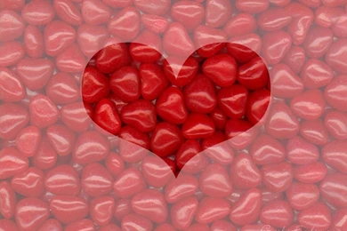 VALENTINE Wallpapers   Valentine Red Heart Candies