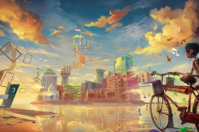 Painting A Fantasy World Wallpapers   Digital Art Wallpapers