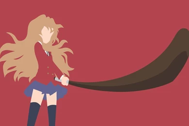 Aisaka Taiga (Toradora) Minimalist Wallpapers By Greenmapple17 On ...