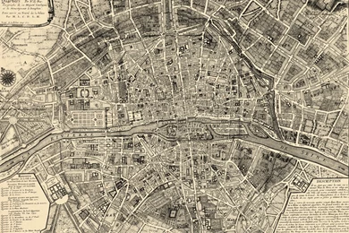 Wallpapers : Paris Map