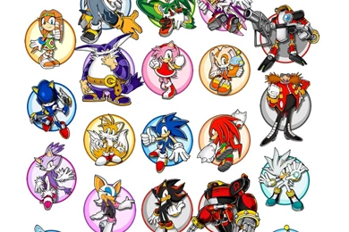 DeviantArt: More Like Sonic Characters Poster By Mastergamer1909