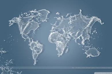 Water Map HD Desktop Wallpapers : Widescreen : High Definition : Mobile