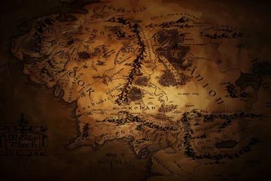 Middle Earth Map Wallpapers 2 By JohnnySlowhand On DeviantArt
