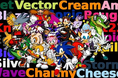 Sonic Characters Backgrounds By Nifflers Unite On DeviantArt