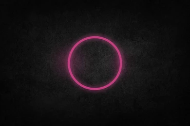 Pink Glowing Circle Wallpapers