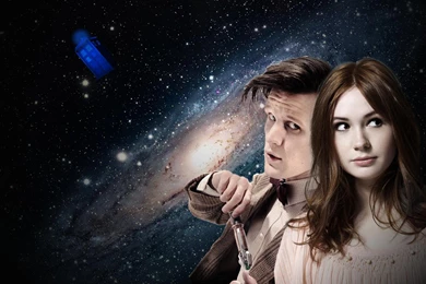 Final Version Of The AmyPond/11th Doctor Wallpaper. Thanks For The ...