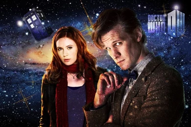 Doctor Who Wallpapers   11th Doctor And Amy By WERA1166 On DeviantArt