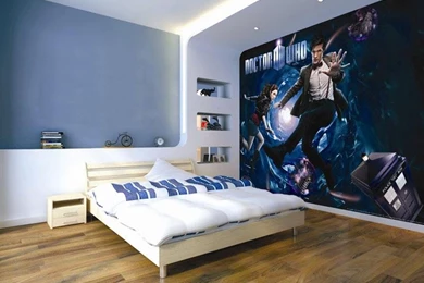 Doctor Who: Wallpaper: 11th Doctor & Amy Vortex @ ForbiddenPlanet ...