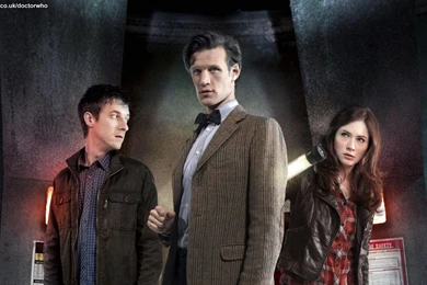 Matt Smith Karen Gillan Amy Pond Eleventh Doctor Doctor Who Rory ...