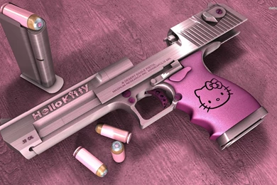 Hello Kitty Gun Wallpapers   Digital Art Wallpapers