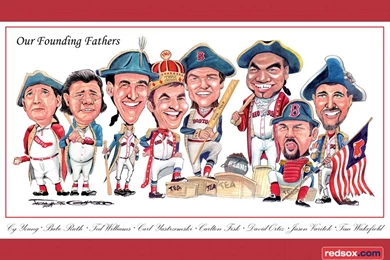 MLB Wallpapers: Boston Red Sox   Cartoon