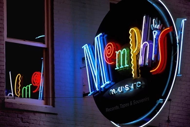 Streets Tennessee Memphis Neon Wallpapers
