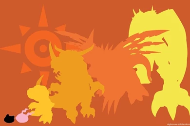 Evolution Digimon Palmon Patamon Tailmon Gabumon Digivice Agumon ...