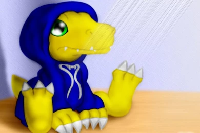 Agumon  Commission By DrakainaQueen On DeviantArt