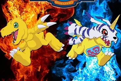 Gabumon And Agumon